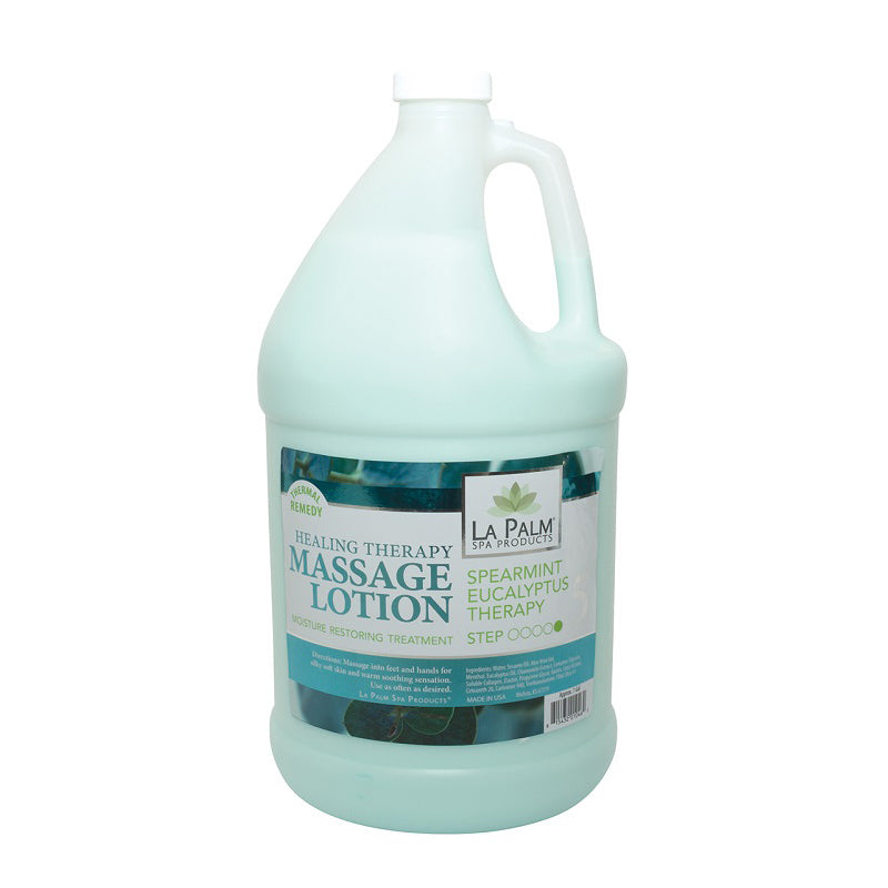 LaPalm Healing Therapy Lotion - Spearmint Eucalyptus 1 Gal